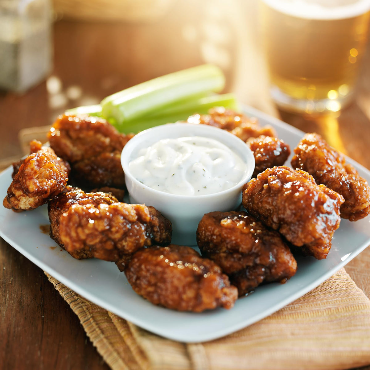 Unpretentious Ranch Dressing Mix sprinkled on fries for a zesty finish.