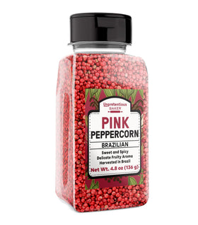 Unpretentious Whole Pink Peppercorns bottle shows fruity and spicy aroma for cooking
