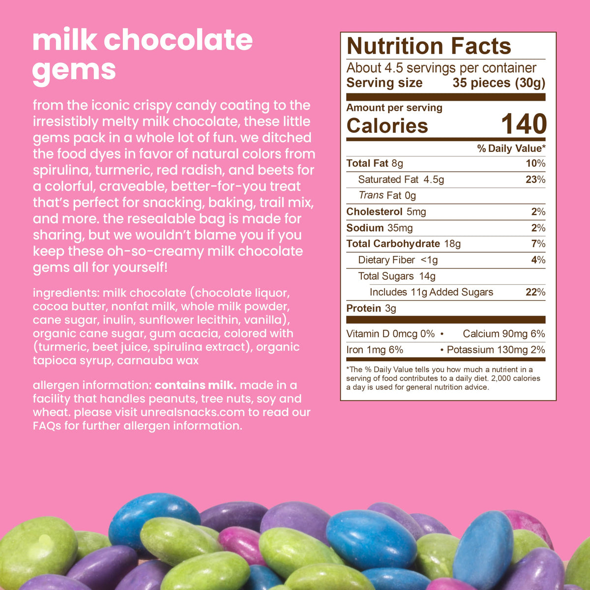 UNREAL dark chocolate nougat bars in the sampler, chewy and rich.