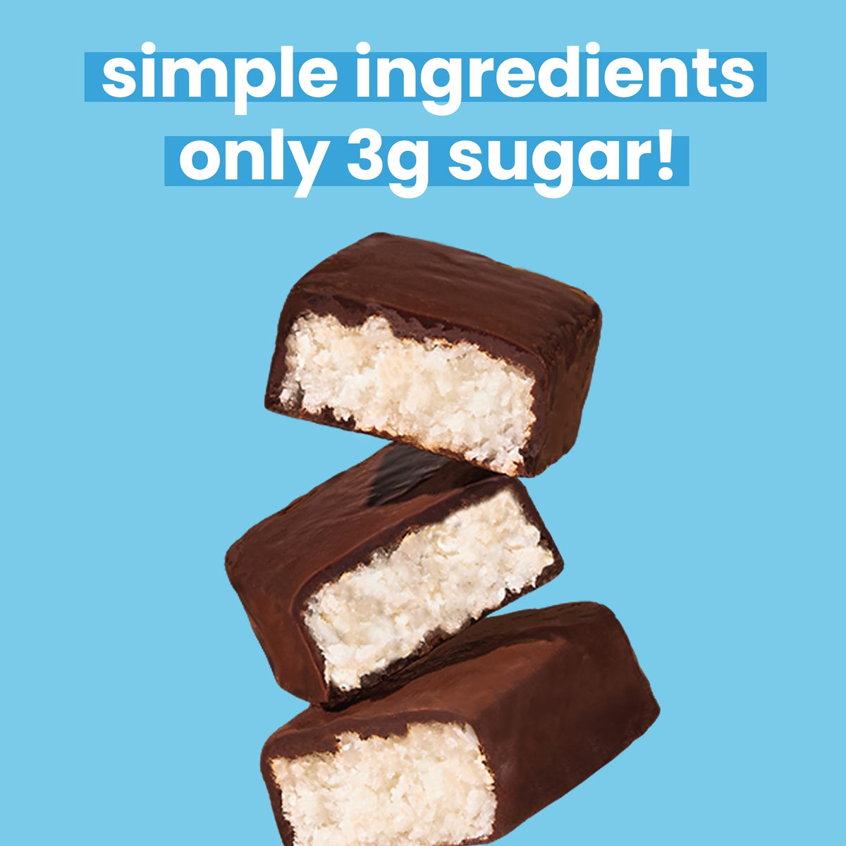 UNREAL bars, individually wrapped, ideal for lunches and on-the-go energy