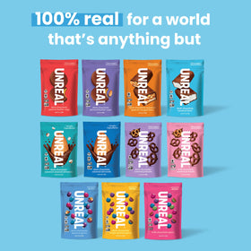 Ready-to-eat UNREAL snack for on-the-go energy and lunchboxes
