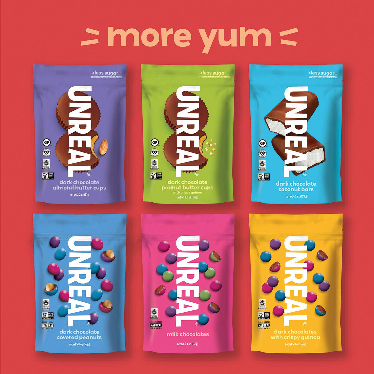 UNREAL Dark Chocolate Coconut Bars bar ideal for on-the-go treats