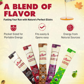 Untapped Energy Gels Pure Maple: natural maple sweetness powering long sessions