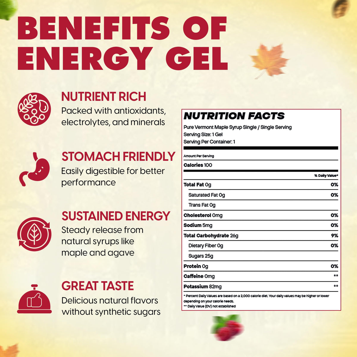 Untapped Energy Gels Salted Citrus: citrus flavor with electrolytes for refreshed hydration