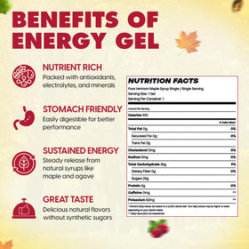 Untapped Energy Gels Salted Citrus: citrus flavor with electrolytes for refreshed hydration