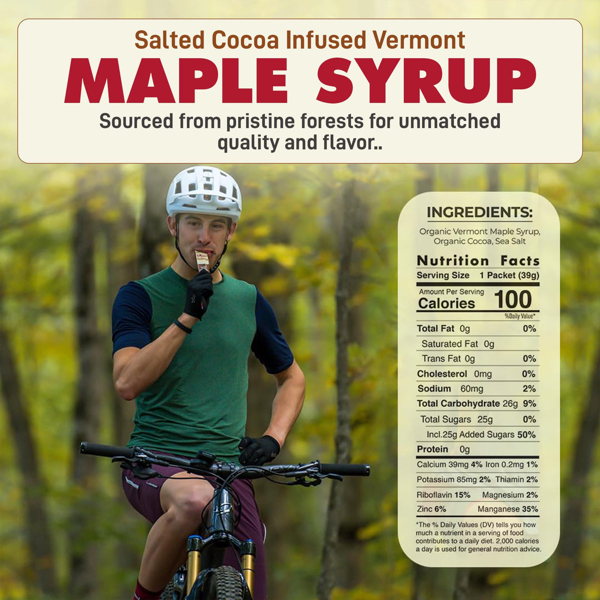 Untapped single-serve pack on workout display.