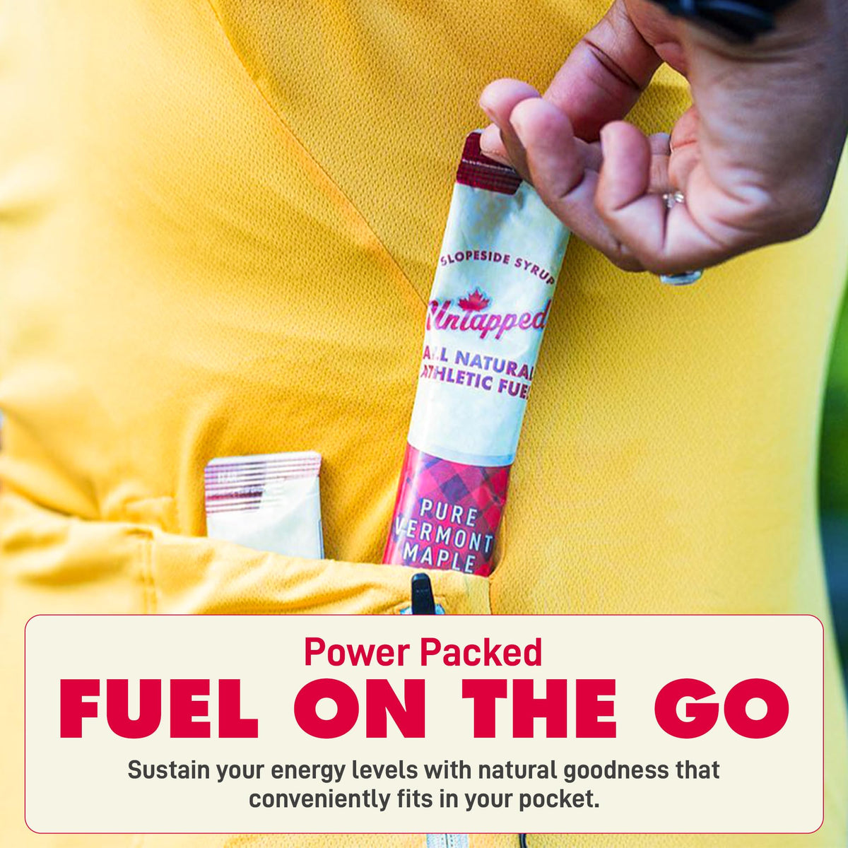 Untapped Vermont maple syrup packet morning-routine boost for daily activity