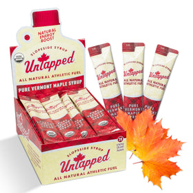 Untapped Vermont maple syrup packet on the go for steady energy during workouts