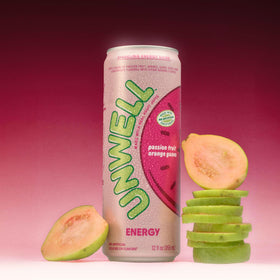 Unwell Energy orange can ready for a citrusy workout spark.