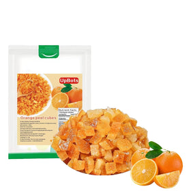 UpBots candied orange peel ding dice pieces for tasty dessert toppings.