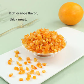 UpBots candied orange peel ding in dessert bowl inspires elegant treats.