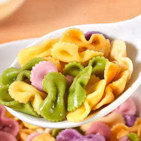 UpBots colorful pasta pairs with cream, tomato, or olive oil