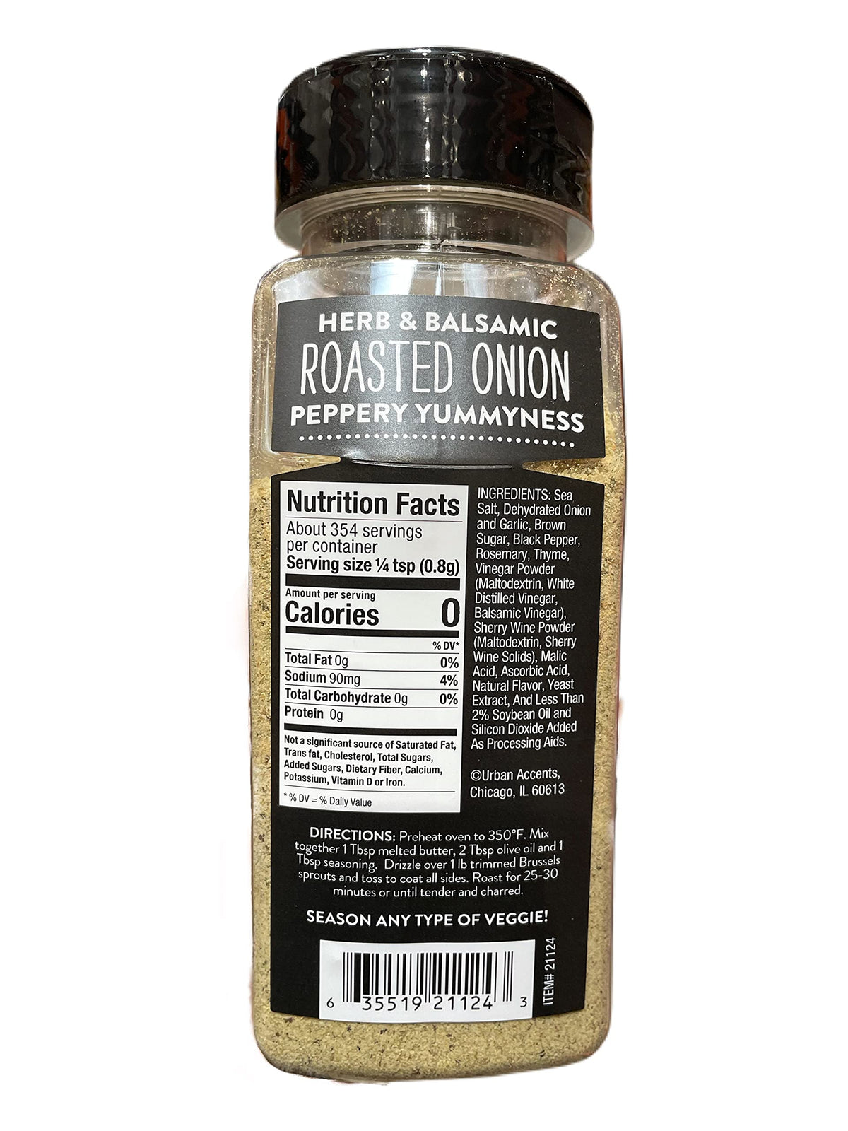 Urban Accents Balsamic Roasted Onion Veggie Roaster on roasted vegetables for vibrant flavor
