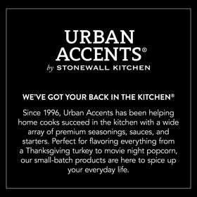 Urban Accents customer favorites display with recommended flavors.