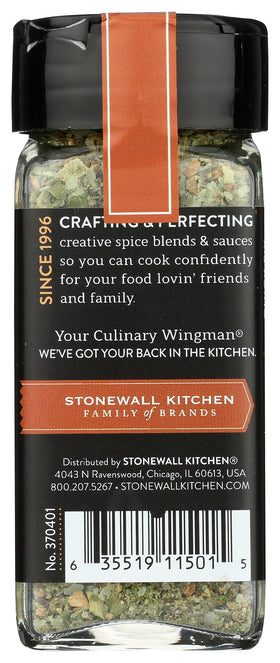 Close-up of the Fisherman Favorite spice jar highlighting gluten-free and non-GMO quality