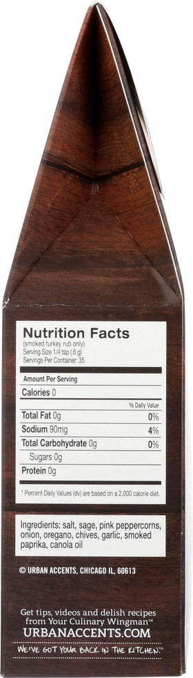Urban Accents Gourmet Gobbler Non-GMO blend supports clean ingredient choices.