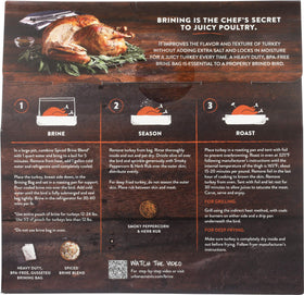 Urban Accents Gourmet Gobbler turkey rub enhances roasting flavor and aroma.
