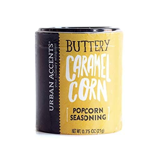 Urban Accents gourmet kernels and seasonings set shown for versatile snacking.