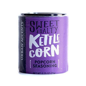 Urban Accents Sweet Shoppe seasonings collection highlights flavorful popcorn toppers.
