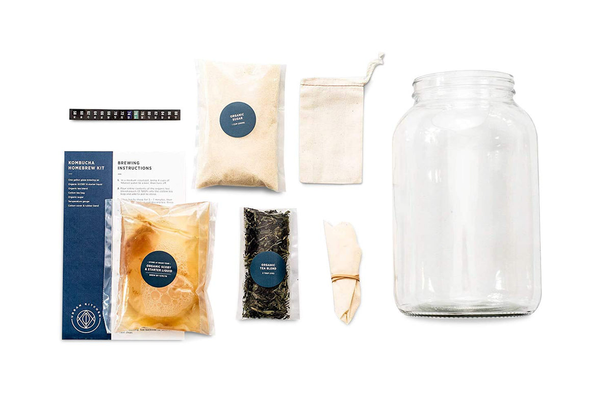 Urban Kitchen Kombucha temperature gauge helps maintain ideal brewing conditions