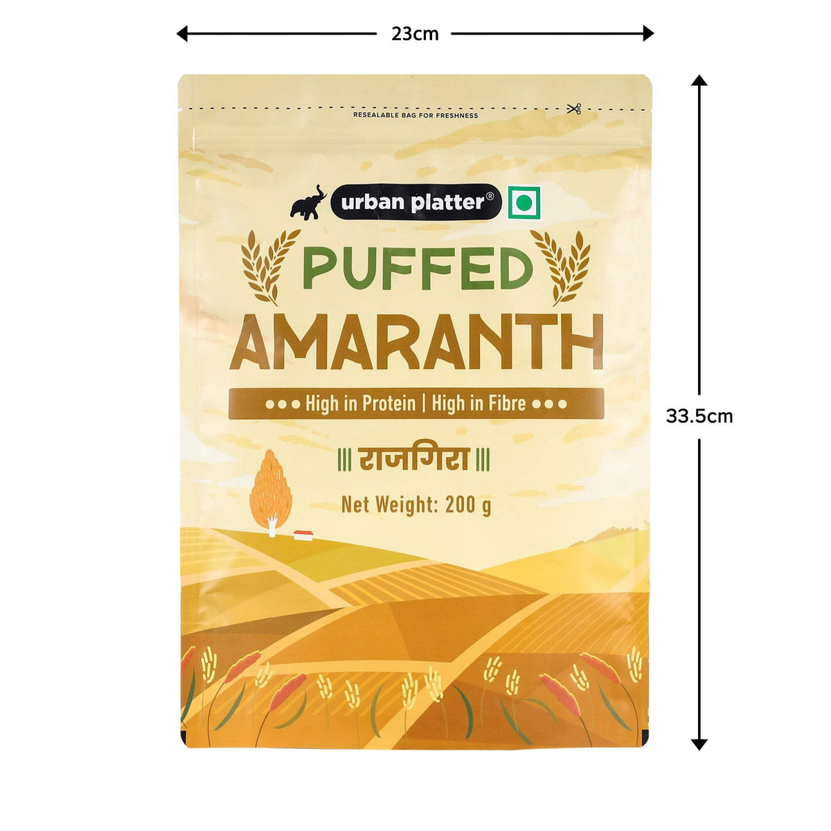 Urban Platter puffed amaranth on yogurt boosts crunch