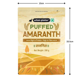 Urban Platter puffed amaranth on yogurt boosts crunch