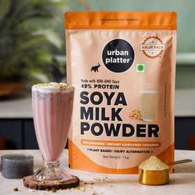 Urban Platter Soya Milk Powder baking with dairy-free richness