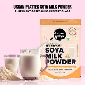 Urban Platter Soya Milk Powder in smoothie bowl for protein boost