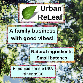 Urban ReLeaf Blessing Salt packaging shows origin and gifting suitability.