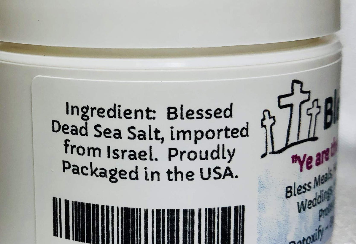 Urban ReLeaf Blessing Salt wedding and baptism use during events.