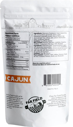 Urbani Far Field crunchy edamame, versatile addition to meals and salads.