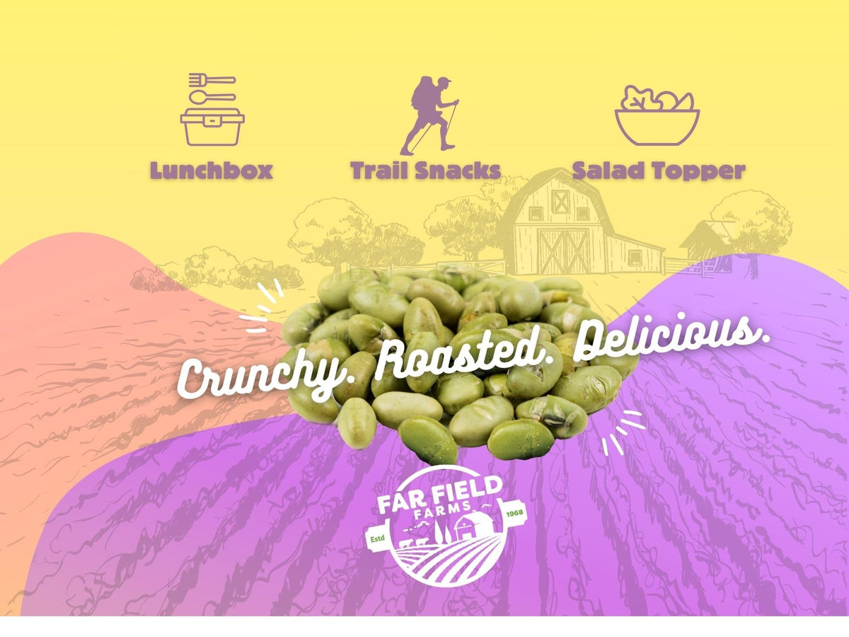 Urbani Far Field Crunchy Edamame roasted to perfection for a satisfying munch
