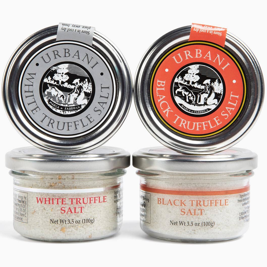 Urbani Truffle Salt on grilled meat adds savory finish.