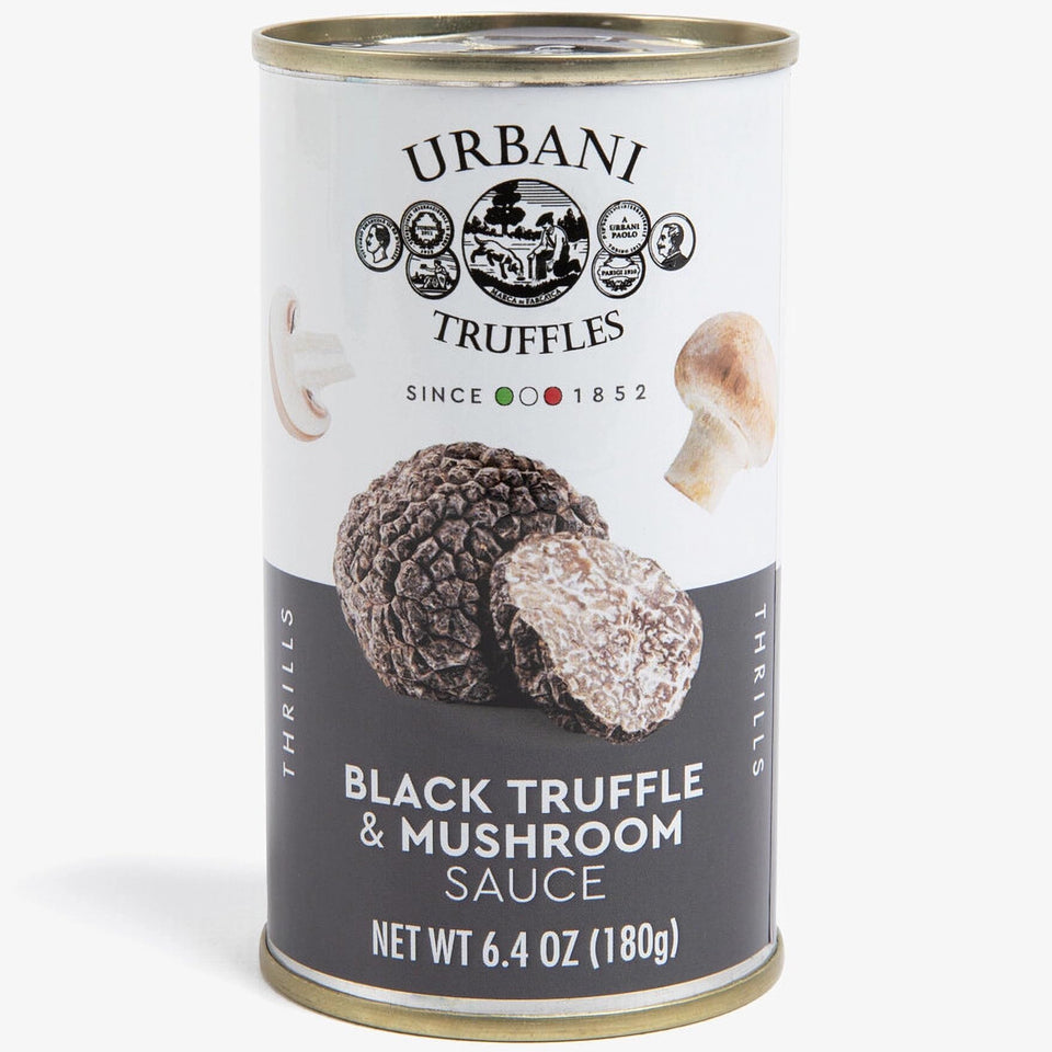 Urbani Truffles sauce bottle with label, rich aroma for gourmet meals