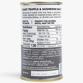 Urbani Truffles sauce over pasta dish elevating flavor with Italian flair