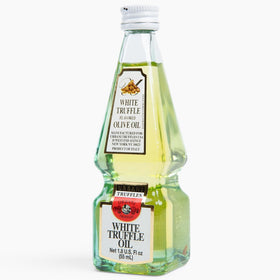 Urbani White Truffle Oil bottle ready for finishing Italian pasta.