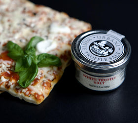 Urbani White Truffle Salt finished pasta dish with aroma.