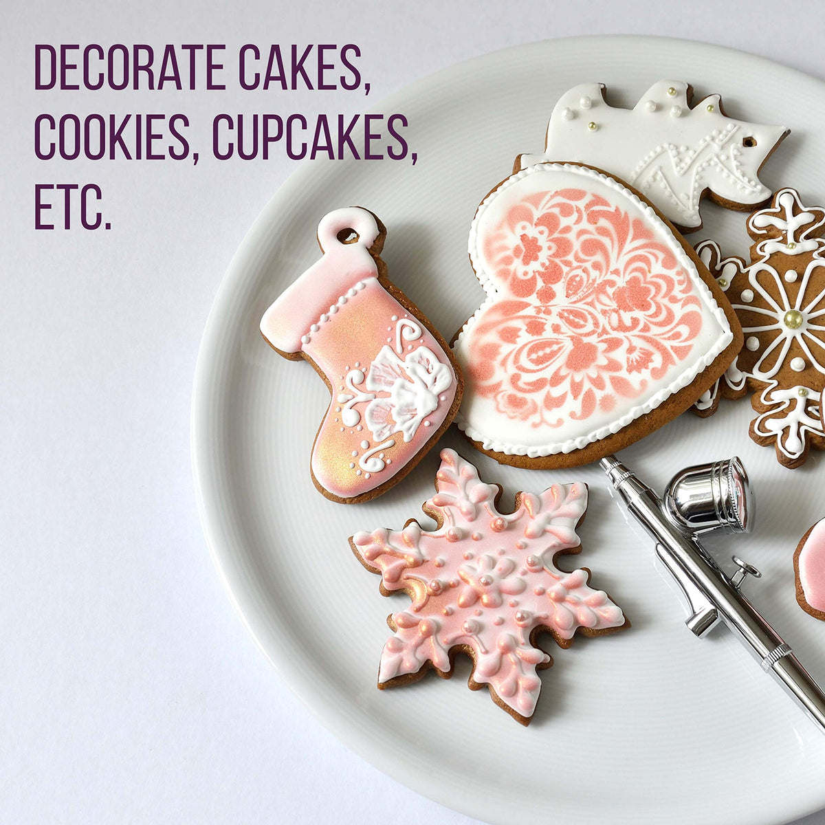 U.S. Cake Supply color set is versatile for cakes, gum paste, and isomalt.