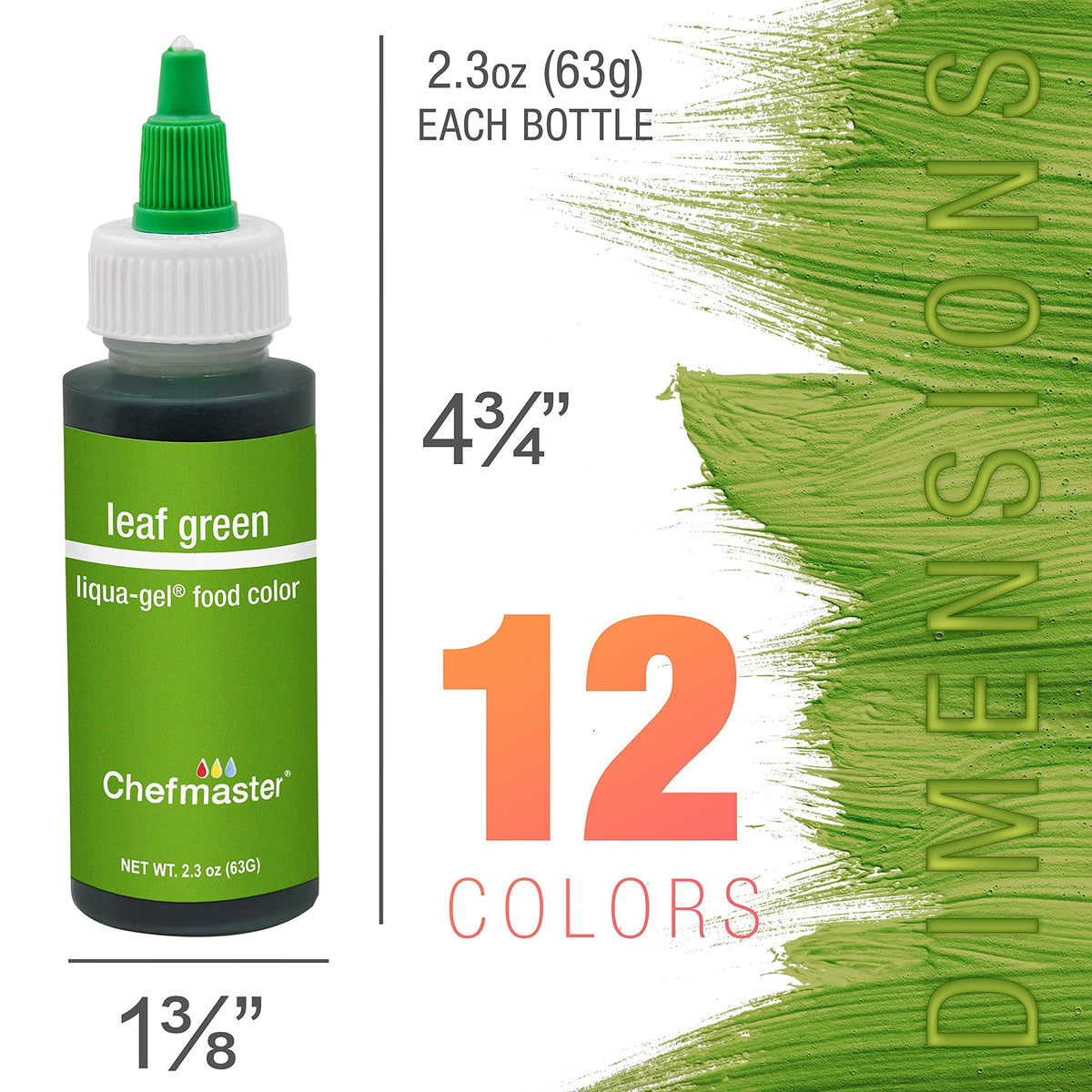 US Cake Supply Liqua-Gel bottle dispense shows precise drops for repeatable color