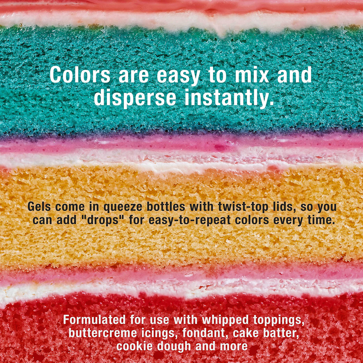 US Cake Supply Liqua-Gel USA-made label emphasizes quality and safety standards