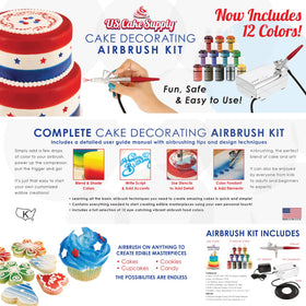 Professional airbrush component from US Cake Supply for precise designs.