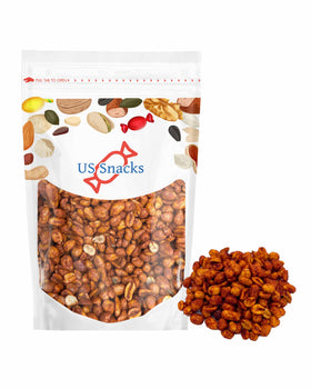 US Snacks crunchy peanuts texture delivers crisp bite for quick, satisfying snacking.