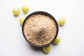 US Wellness Naturals Amla powder ultra-fine texture ready to blend into smoothies.