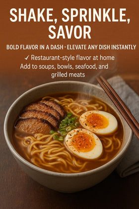 USimplySeason Togarashi grilled meat finishing touch for bold flavor.