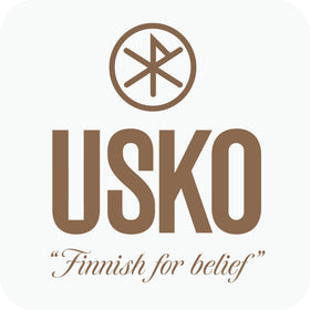 USKO Original alongside Spirits of Virtue range branding on display