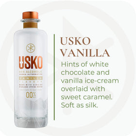 USKO Vanilla aroma glass capturing vanilla and white chocolate notes.