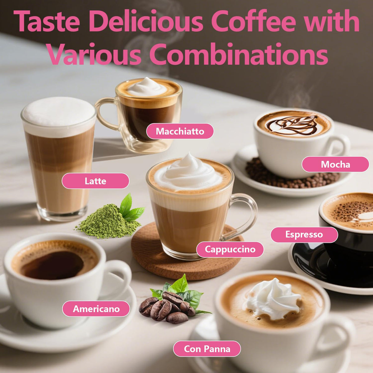 USTAR Slim Chocolate Coffee nutrition label showing natural ingredients and benefits
