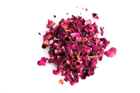 Sun-dried Egyptian rose petals from U.S. Wellness Naturals for flavorful dishes.