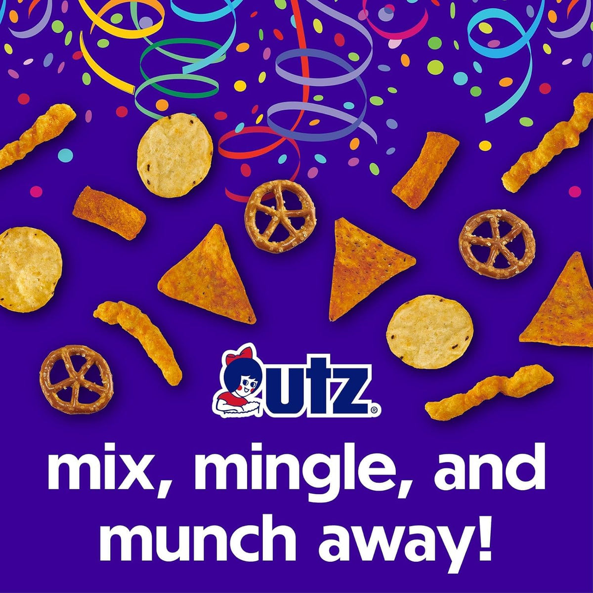 Utz Best of Utz box demonstrates sharing-ready packaging for gatherings.