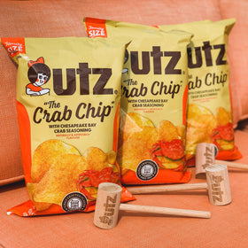 Eastern Shore inspired Utz Crab Chips flavor in a bag
